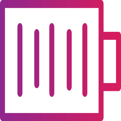 Single isolated icon with outline style icon on white background