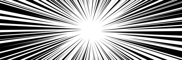 Comic strip radial motion lines. Anime comics book super hero speed and fight blast rays texture. Manga superhero action or explosions effect drawing. Cartoon fast zoom and light flash striped eps ink © Azat Valeev