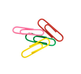 paper clips isolated on white/transparent