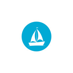 Boat icon isolated on transparent background