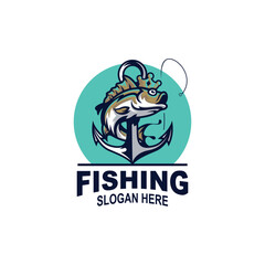 fishing logo design