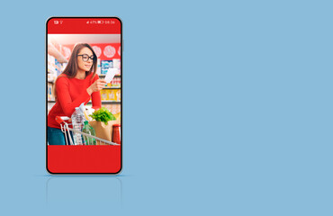 An app that helps you shop for groceries from the comfort of home