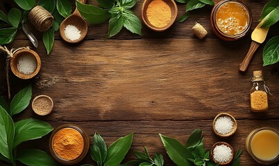 Artisan Soap-Making Tools, A curated display of essential tools and natural additives for crafting handmade soaps, showcasing creativity and tradition.