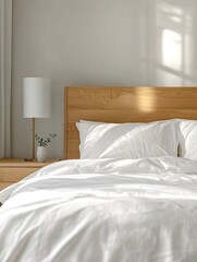 Elegant Bedroom with Sunlight