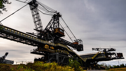 Fototapeta premium Ferropolis Stadt aus Stahl