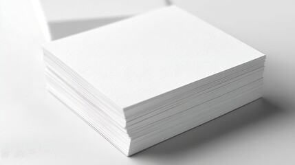 Business card isolated on white : Generative AI