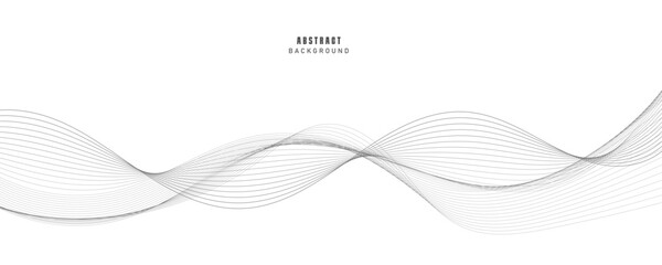 Abstract vector background with black wavy lines. EPS10
