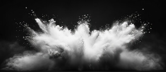 Fototapeta premium White Powder Explosion