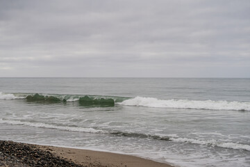 Dark Curling Wave Cinematic Weather