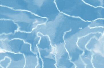water surface blue background