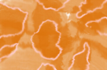 Orange white watercolor liquid background