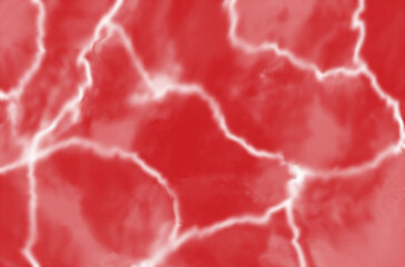 Red white lines abstract watercolor background