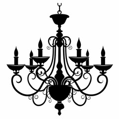 vector illustration of an old lamp