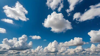 blue sky with clouds