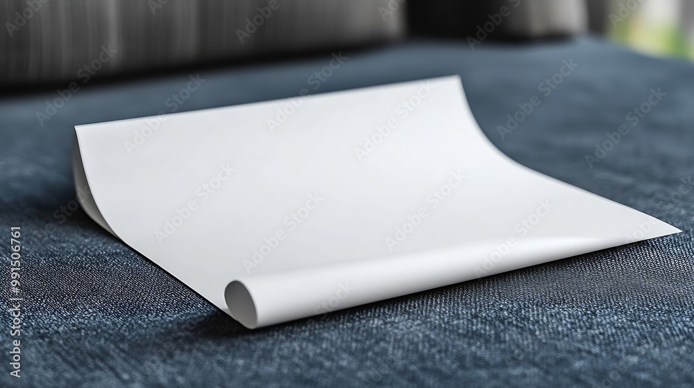 Poster paper a4 photo mockup empty paper photo mockup : generative ai
