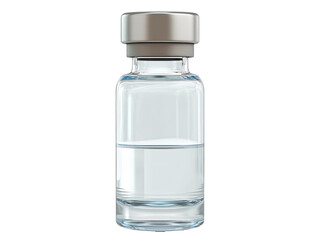 a glass bottle with a liquid in it