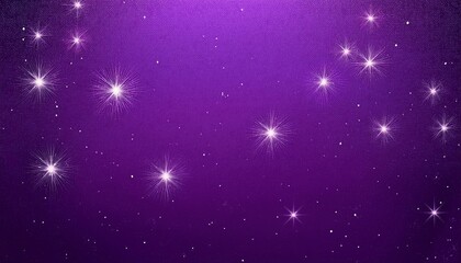 Obraz premium Purple stars on purple background with copy space