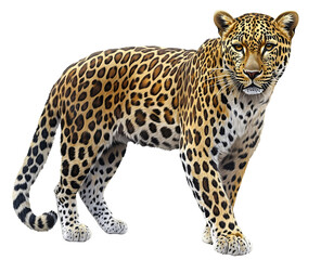 Fototapeta premium a close up of a leopard