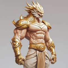 A dragon character for slot game, mobile game, video game, Illustration