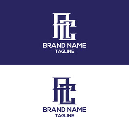 AC initials letter monogram vector template