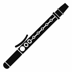 Naklejka premium vector illustration of a black and white pencil