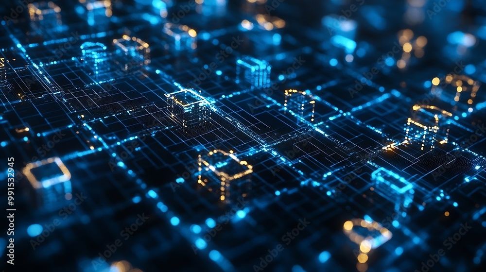 Poster Network security system Personal Data information on TabletInformation and cyber security Technology Services Internet Technology : Generative AI