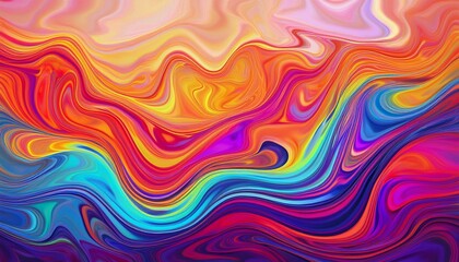Liquid color waves background