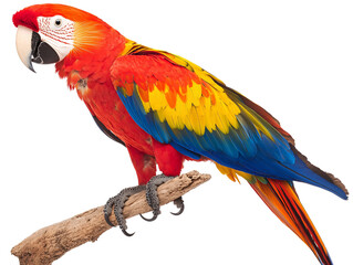Obraz premium a colorful parrot on a branch