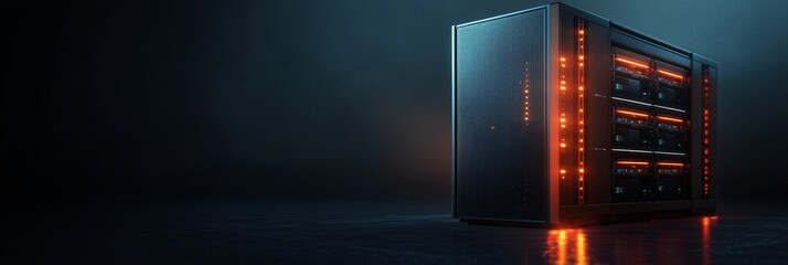 Hyper-realistic server with advanced cooling system