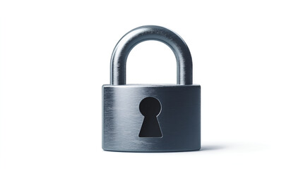 Naklejka premium Lock on white background. Security symbol