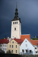Fototapeta premium St Nicholas Church and Niguliste Museum in Tallinn, Estonia