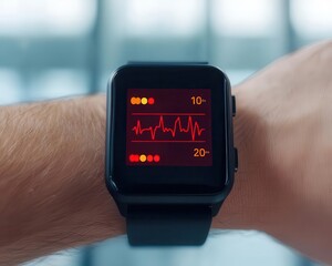 Smart wearable monitoring vital signs and providing health alerts, Wearable Health Monitor, Tech for health