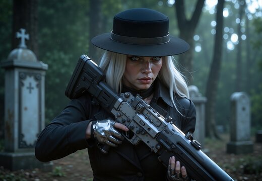 Lady Marta in action