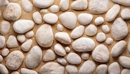 Warm white rough grainy stone texture background