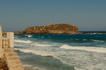 view of the sea from the beach