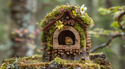 A business where kids specialize in building tiny homes for insects and birds, each home a miniature work of art that supports the ecosystem