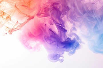 Fototapeta premium A close-up view of colorful smoke rising into the air