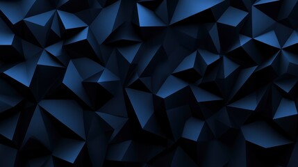 Abstract Dark Blue Geometric Pattern
