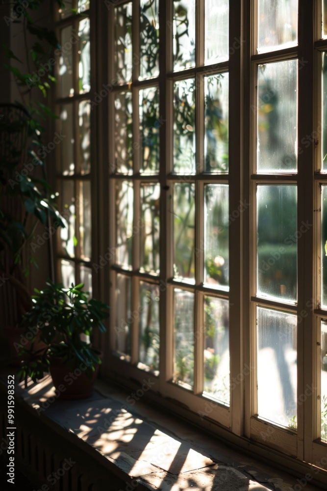 Poster a house with natural light pouring in from the windows, perfect for interior design or architecture 