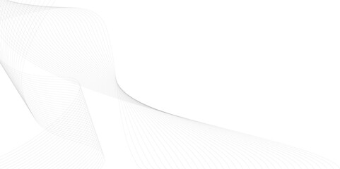 Abstract wave element for design. Wave with lines created using blend tool. Curved wavy line, smooth stripe.