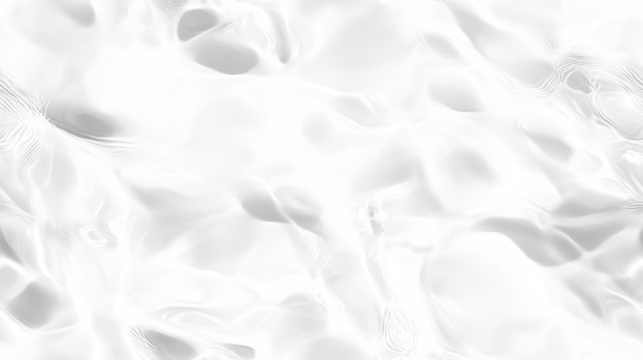 A fluid, wavy surface resembling reflective water, showcasing light interplay and abstract patterns in a monochromatic palette.