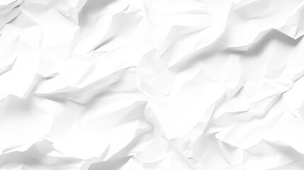 Obraz premium A close-up view of crumpled paper, highlighting the texture and shadows created by the folds and creases