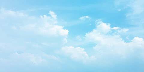 sunny sky blue light watercolor background. Aquarelle painting brush effect card paper textured canvas cloudy smoke space for text, entertaining card, template. aquamarine color graphics illustration