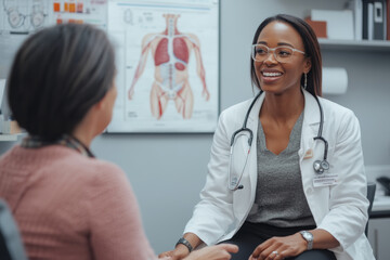 Fototapeta premium Doctor_checking_womans_health 