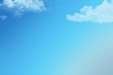 Gradient background with various colors and clouds.