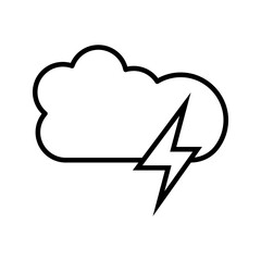 Storm icon. sign for mobile concept and web design. vector illustration