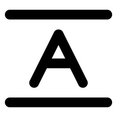 Line Height Icon