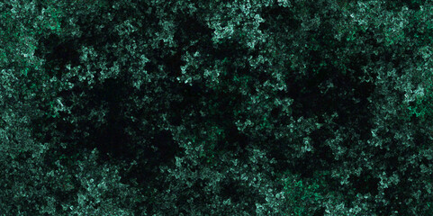 Aquamarine and teal abstract glowing space stars design on dark black background. Grunge marbled pattern and rough paint brush strokes in Teal color powder explosion, isolated on dark cosmic powder.