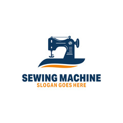 Sewing Machine Logo design concept