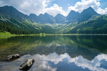 Mountain Lake Serenity